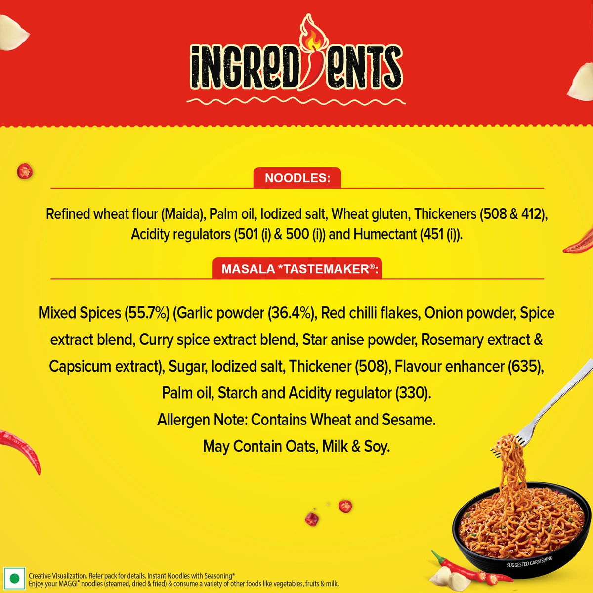Maggi Spicy Garlic Instant Noodles