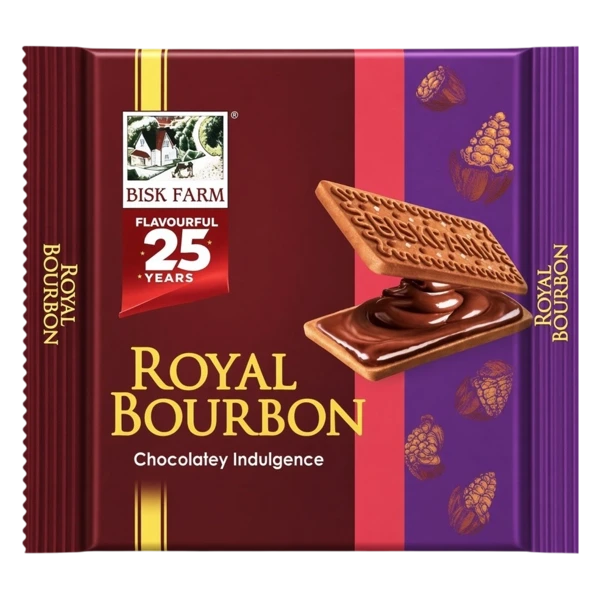 Bisk Farm Royal Bourbon Chocolate Biscuits