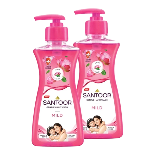 Santoor Mild Gentle Handwash Lotus and Tulsi