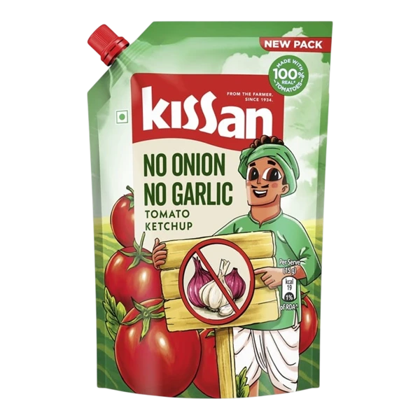Kissan Tomato Ketchup (No Onion & Garlic)