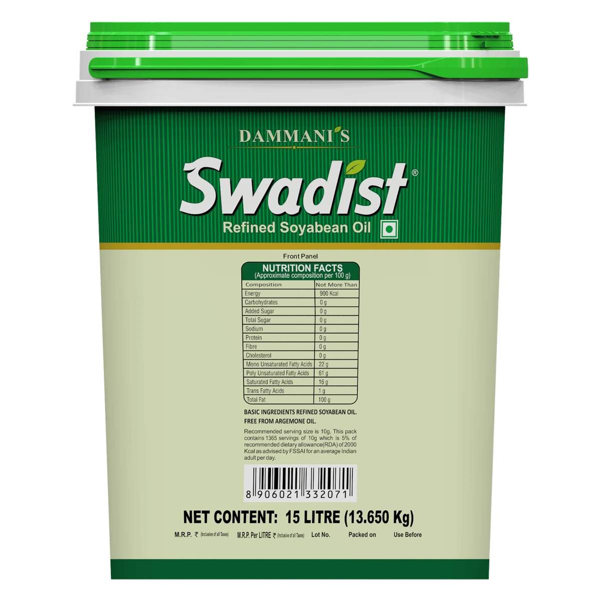 Swadist Refined Soyabean Oil