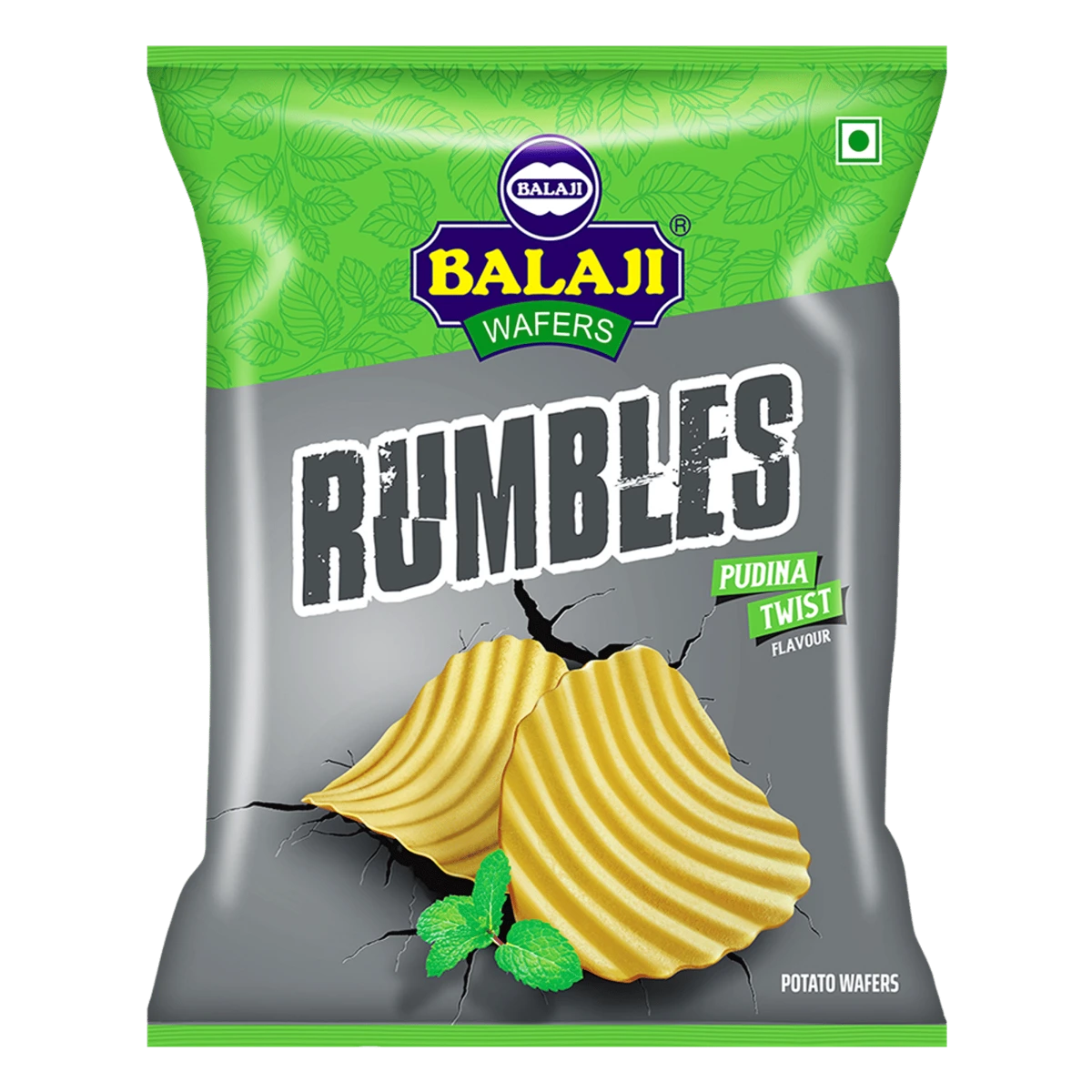 Rumbles Pudina Twist Potato Wafers