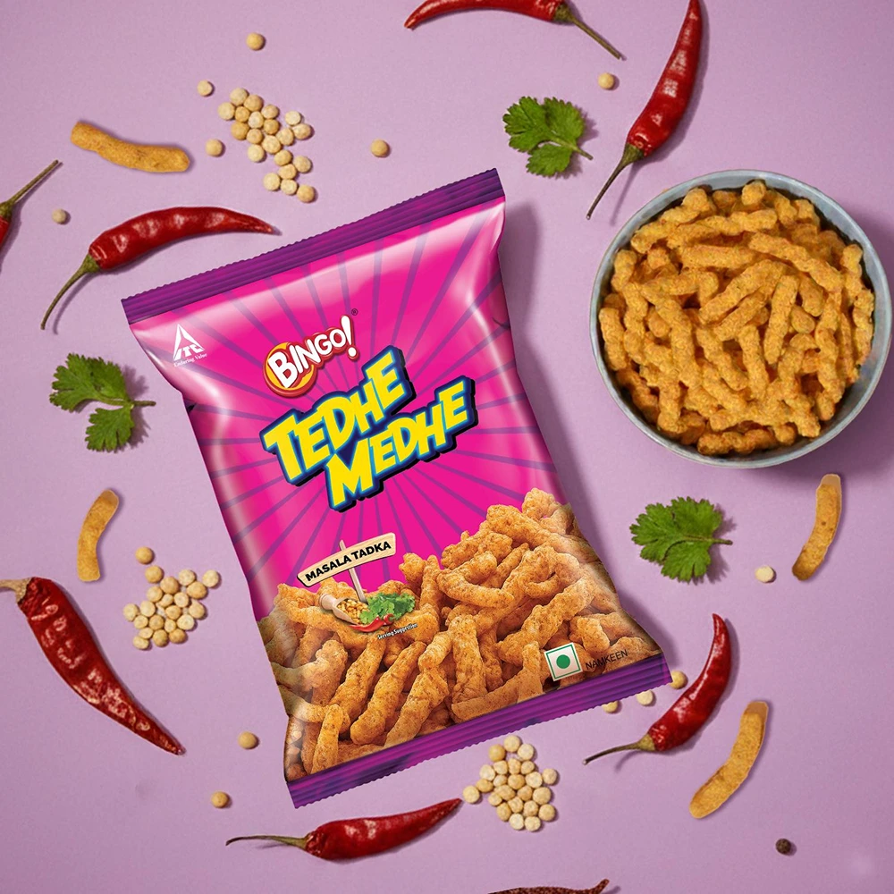 Tedhe Medhe Masala Tadka Crisps