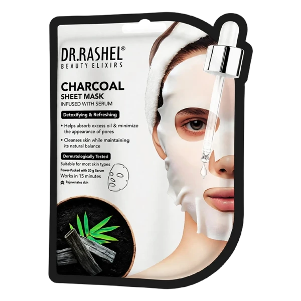 Dr. Rashel Charcoal Sheet Mask