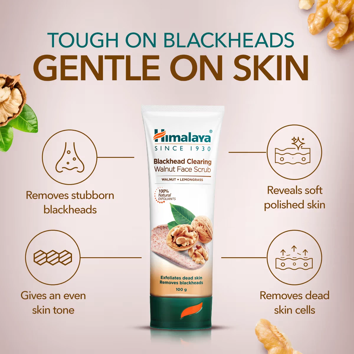 Blackhead Clearing Walnut Face Scrub