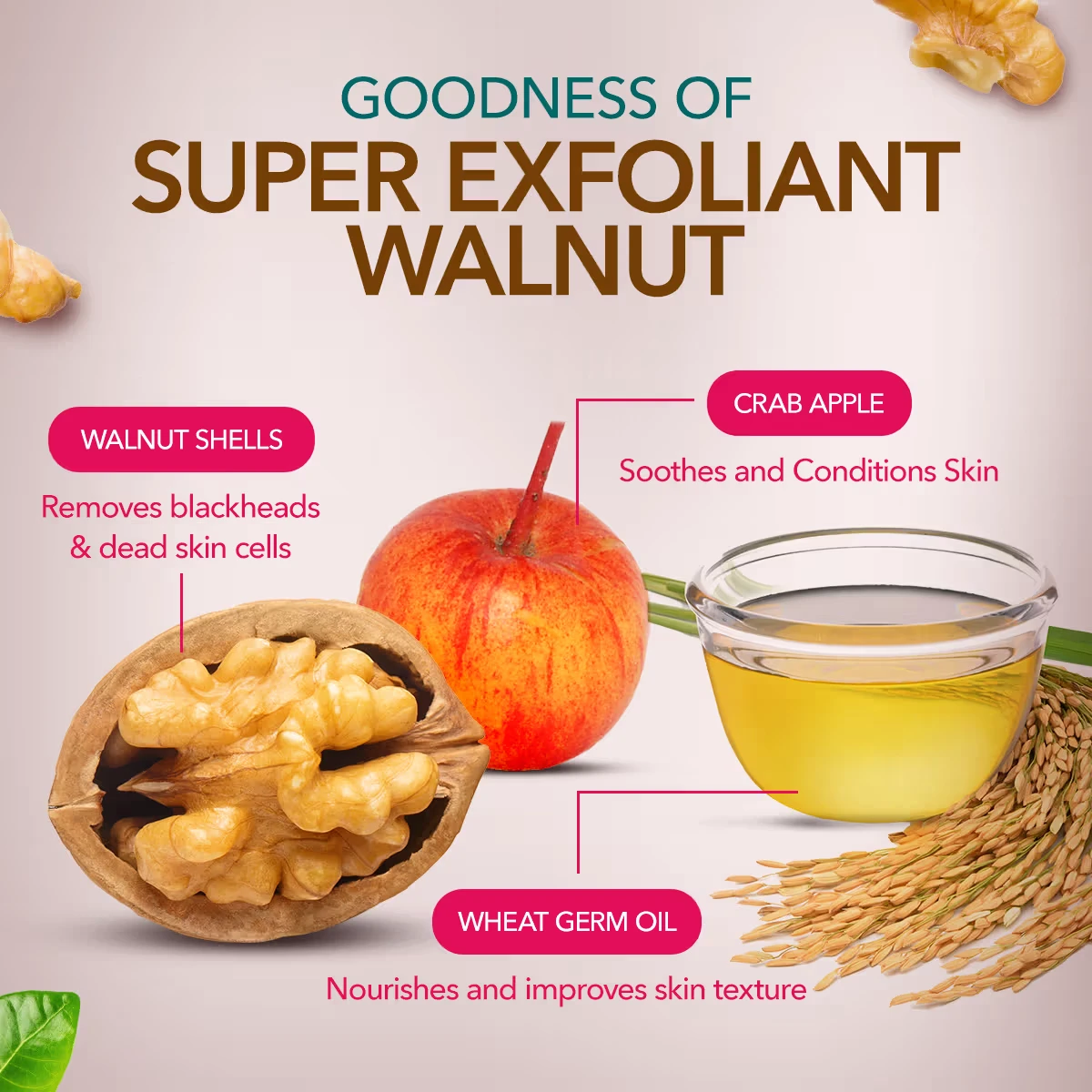 Blackhead Clearing Walnut Face Scrub