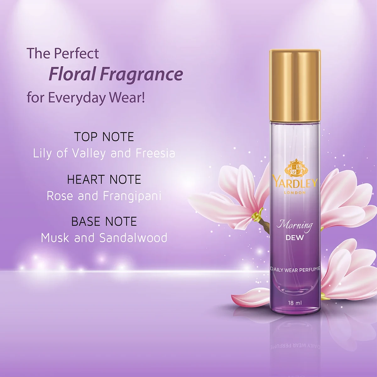 Luxury Perfume Gift Set of 4 Floral Perfumes for Women
