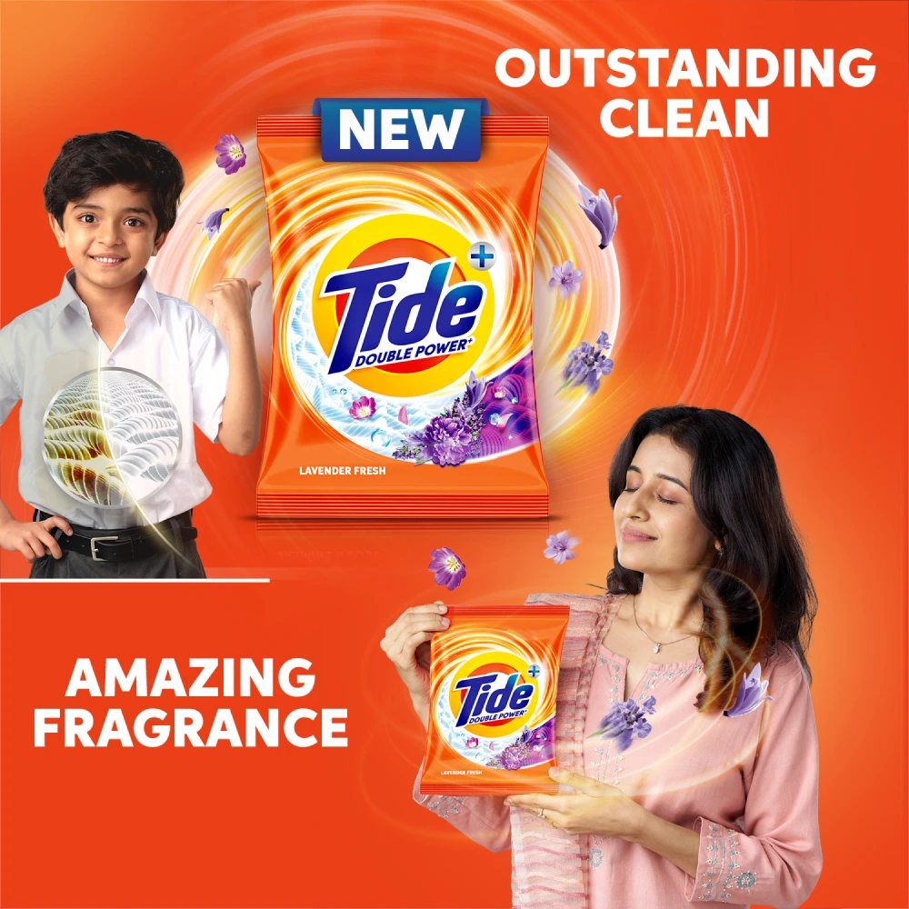Plus Double Power Lavender Fresh Detergent Powder