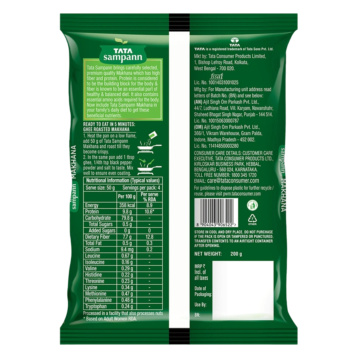 Sampann High Protein Makhana