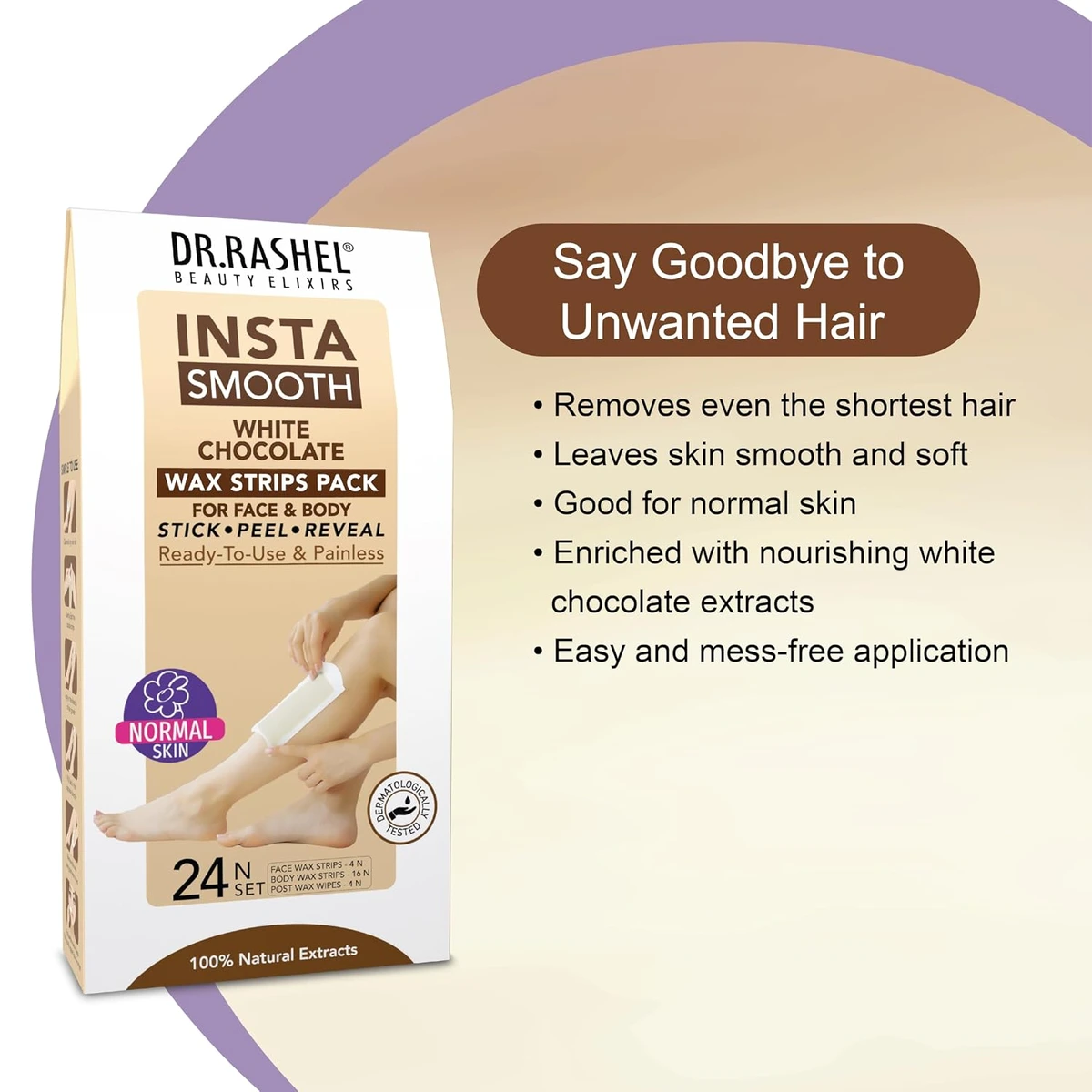Insta Smooth White Chocolate Wax Strips