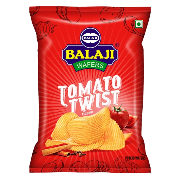 Balaji Crunchem Tomato Twist Wafers