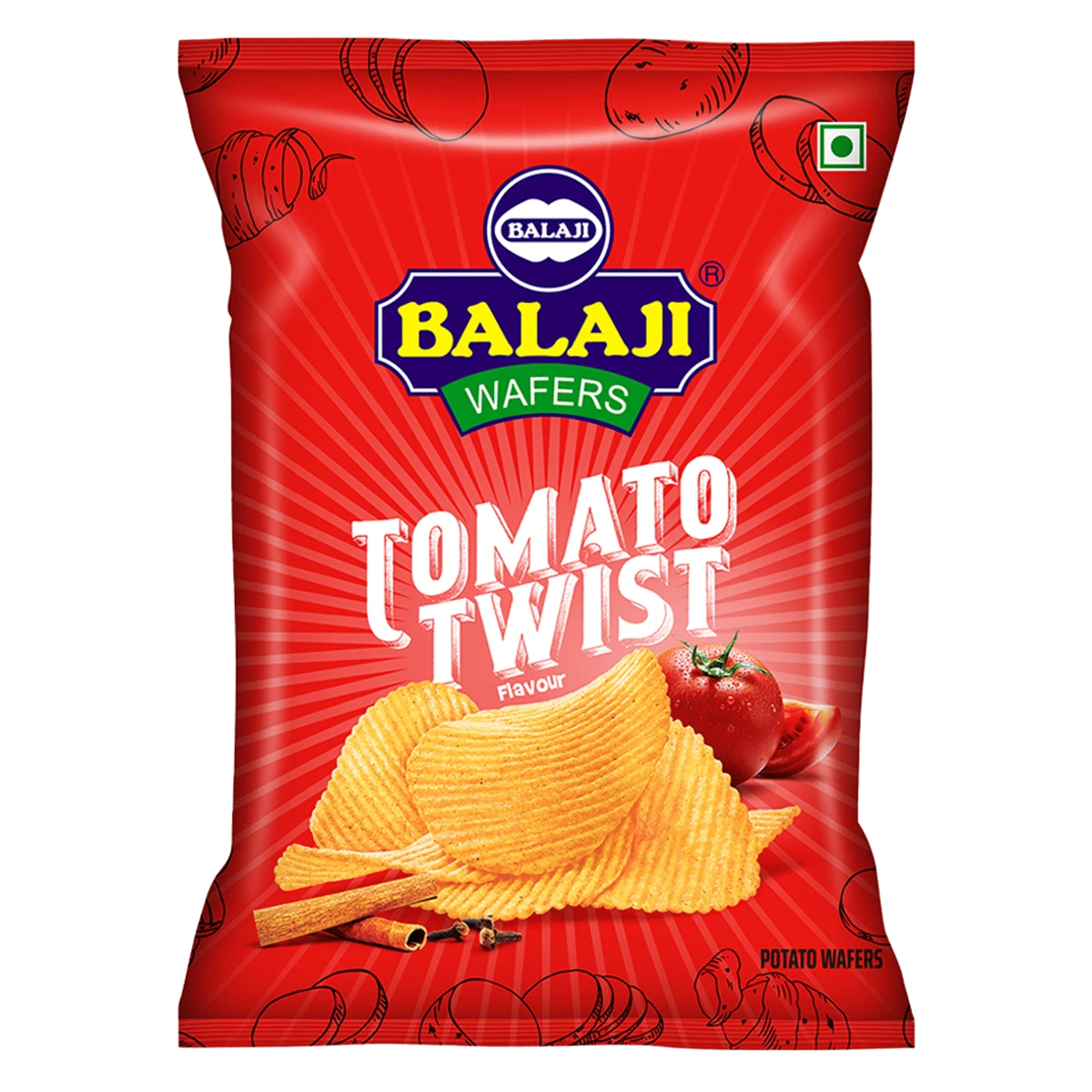 Crunchem Tomato Twist Wafers