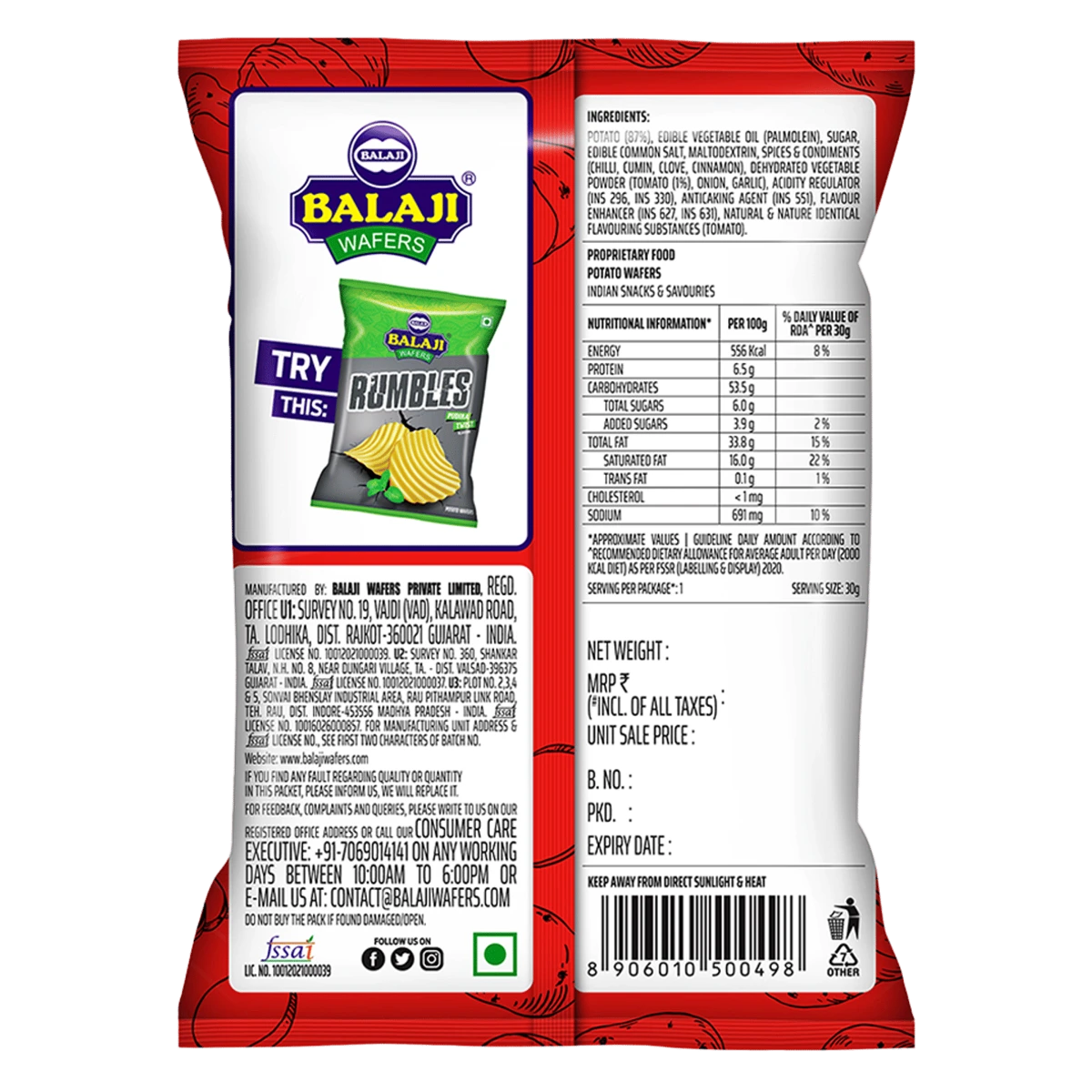 Crunchem Tomato Twist Wafers
