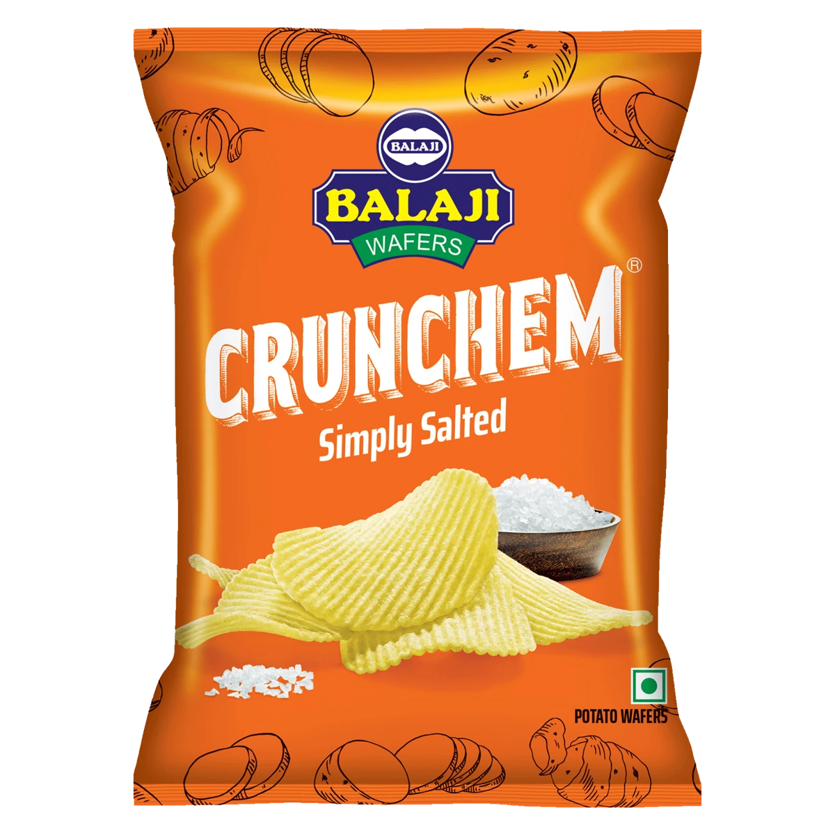 Crunchem Simply Salted Wafers