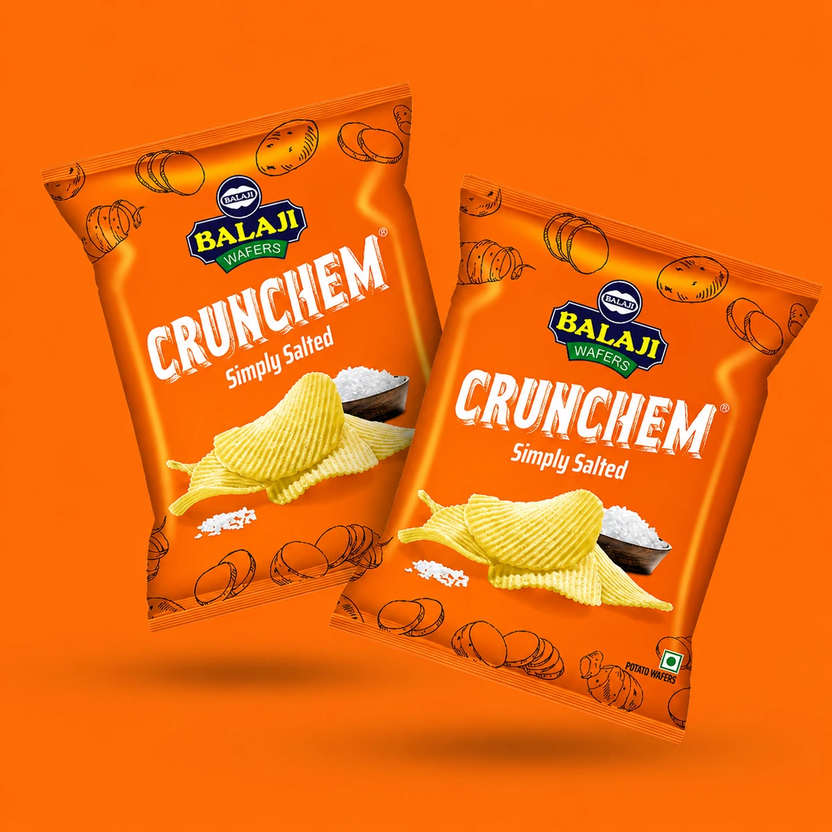 Crunchem Simply Salted Wafers