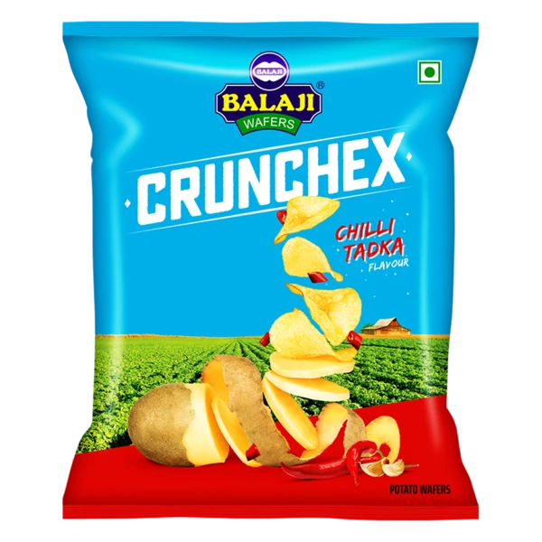 Balaji Crunchex Chilli Tadka Wafers