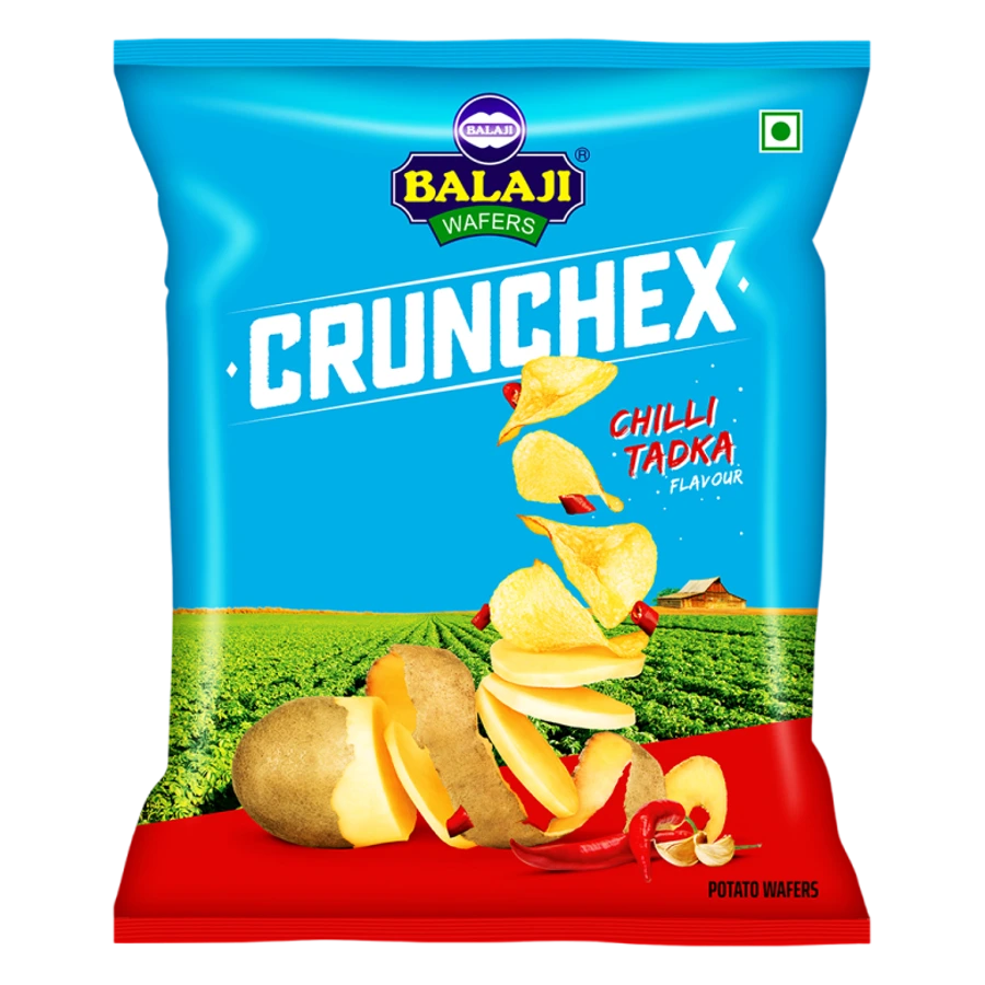Crunchex Chilli Tadka Wafers