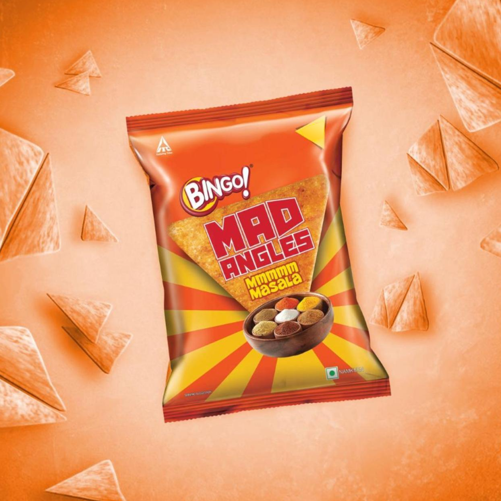 Mad Angles Mmmmm Masala Triangle Chips
