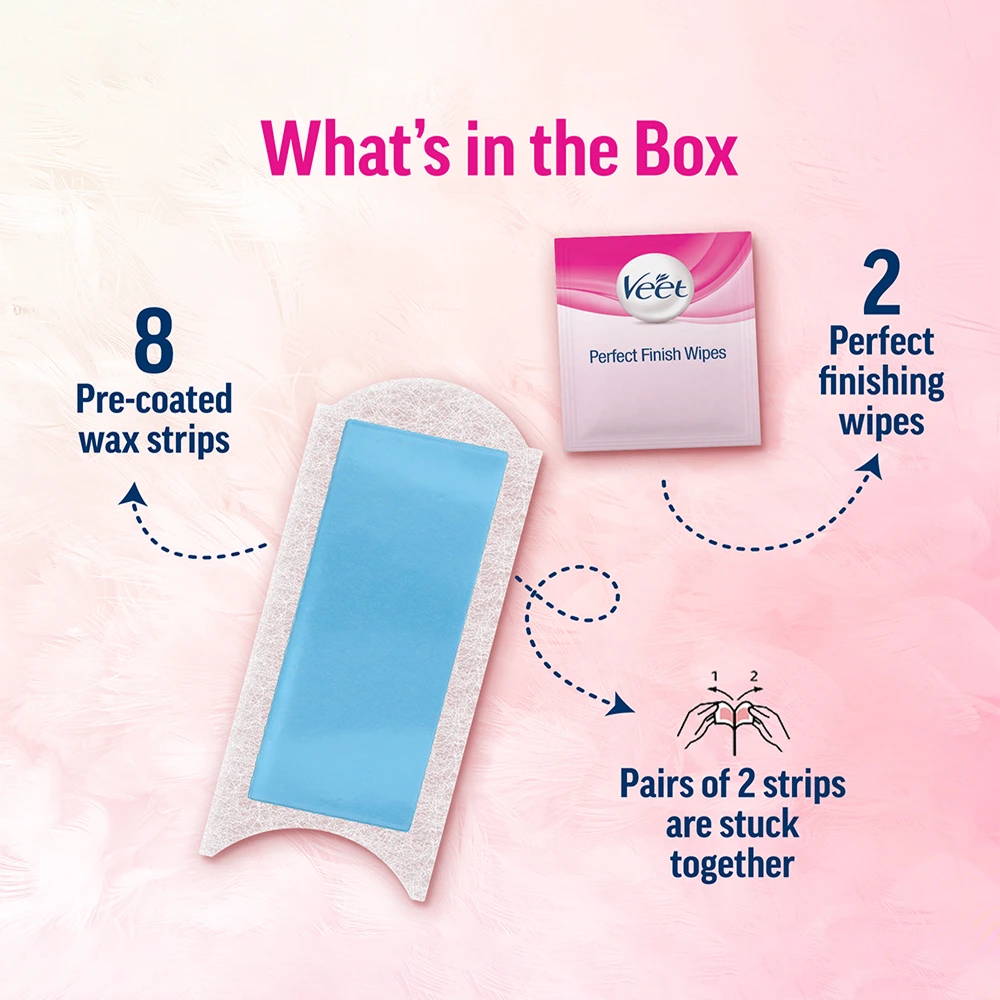 Professional Ready-to-use Wax Strips for Sensitive Skin