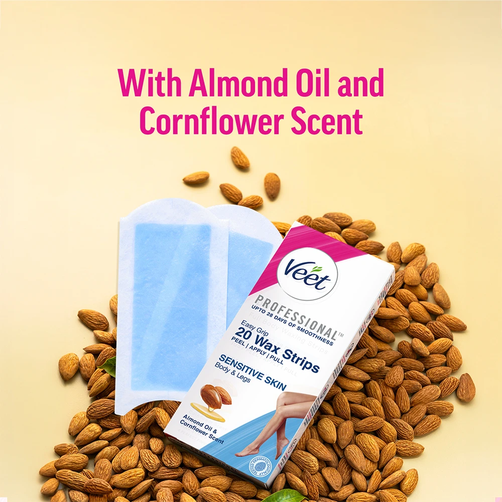 Professional Ready-to-use Wax Strips for Sensitive Skin