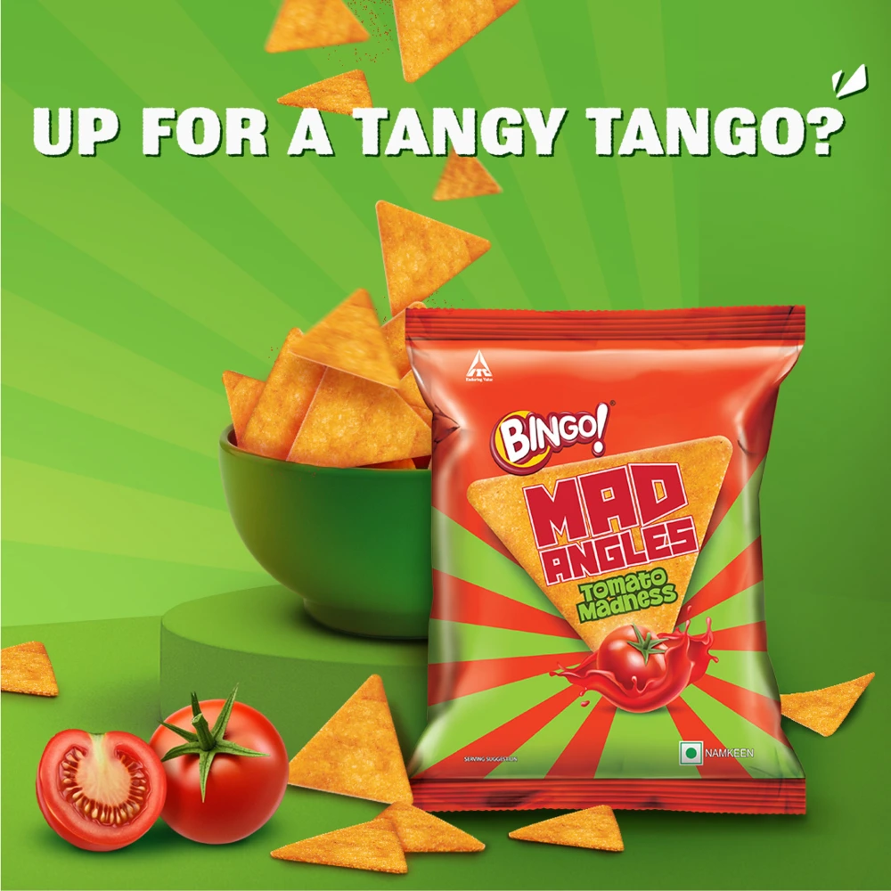 Mad Angles Tomato Madness Triangle Chips