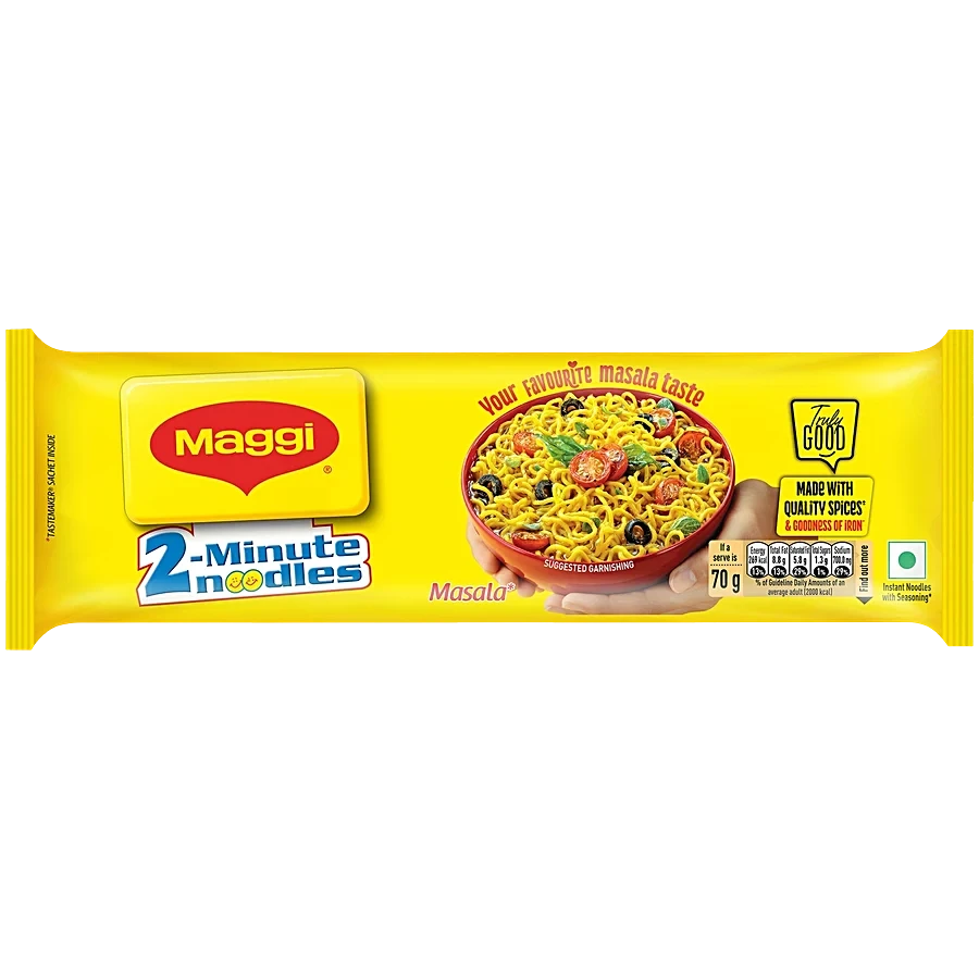 Maggi 2-Minute Instant Masala Noodles, 8 in 1