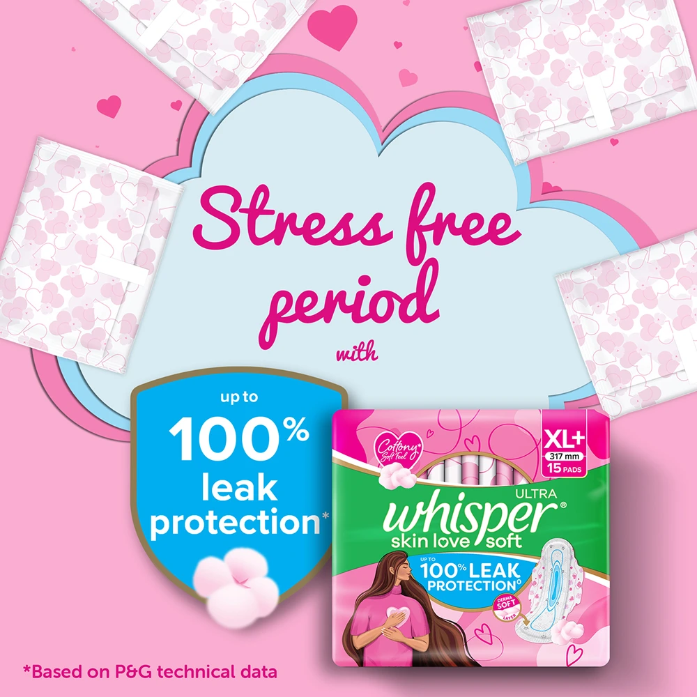 Ultra Skin Love Soft XL+ Sanitary Pads