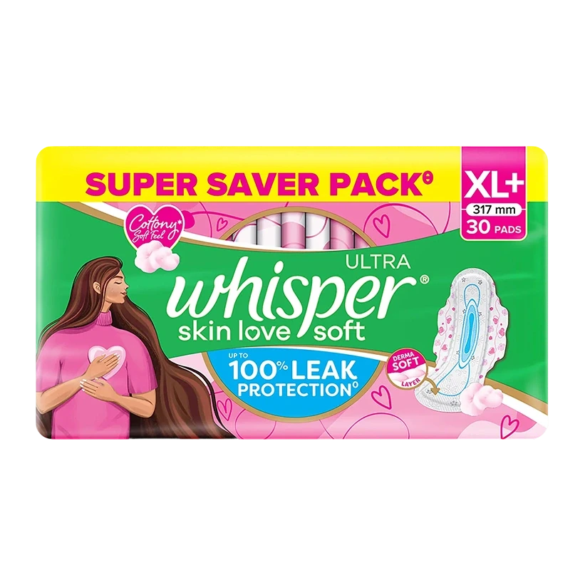 Ultra Skin Love Soft XL+ Sanitary Pads