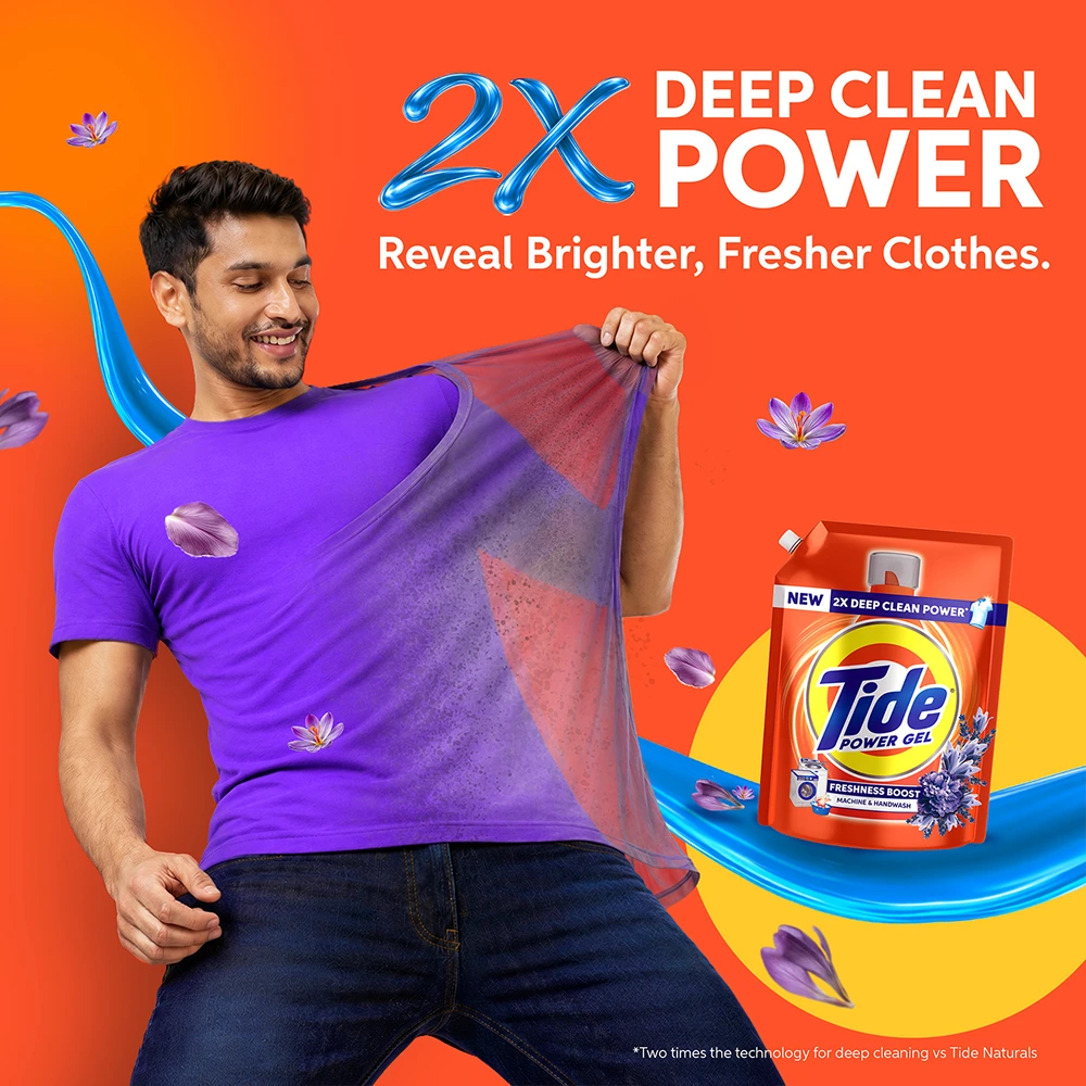 Machine and Handwash Power Gel Liquid Detergent