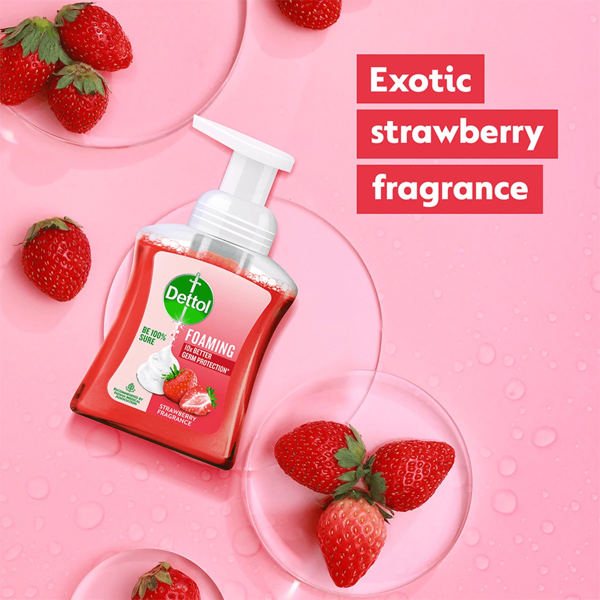 Strawberry Fragrance Foaming Handwash