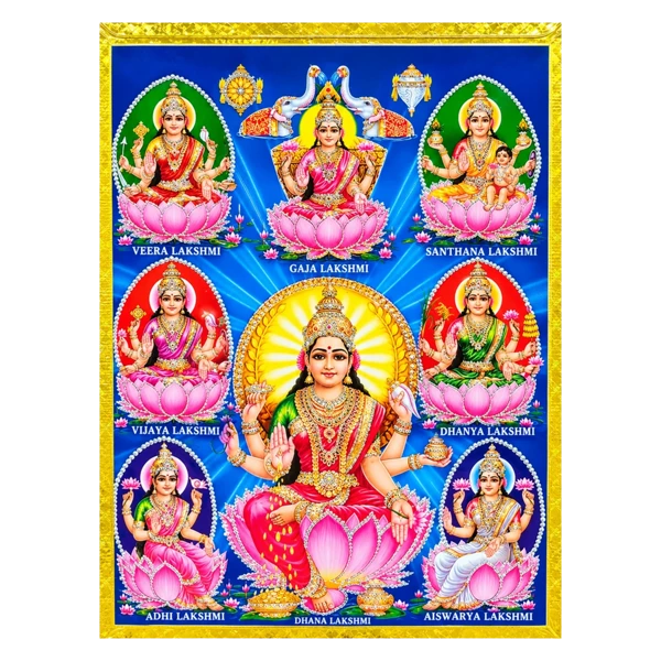 Generic Lakshmi Photo - Eight forms of Goddess Lakshmi