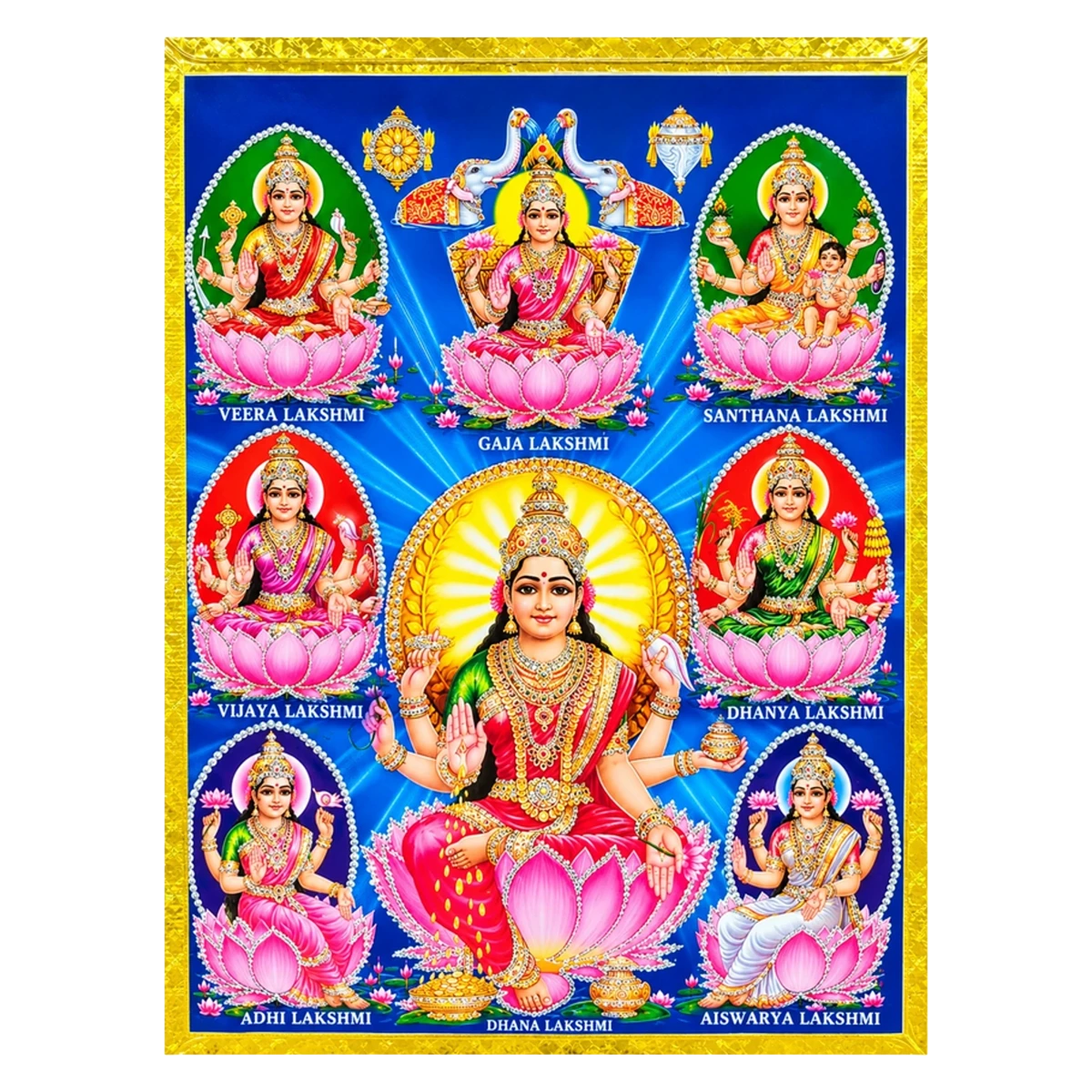 Lakshmi Photo - Eight forms of Goddess Lakshmi