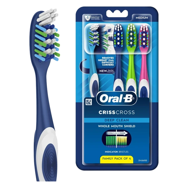 Oral-B CrissCross Deep Clean Medium Toothbrush