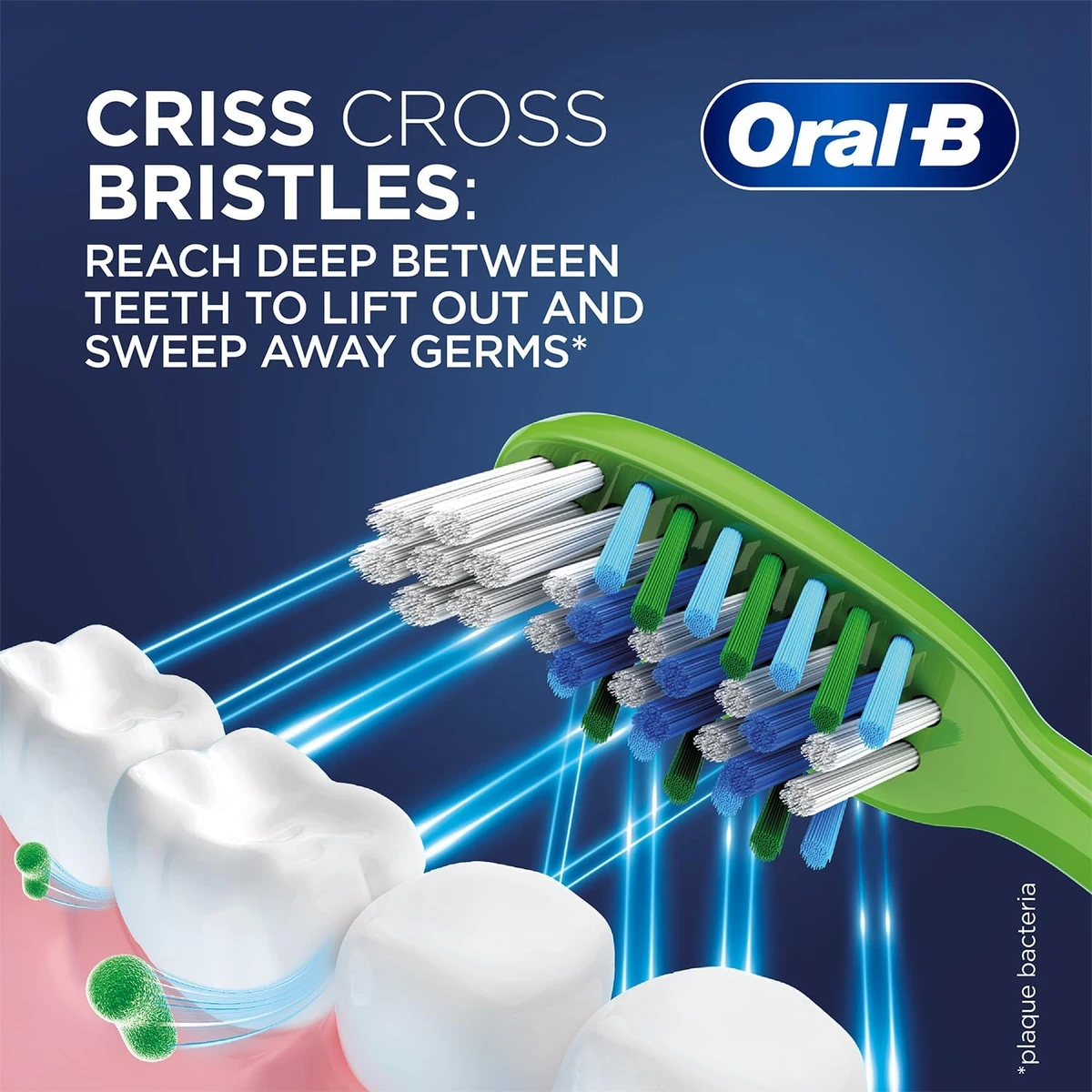 CrissCross Deep Clean Medium Toothbrush