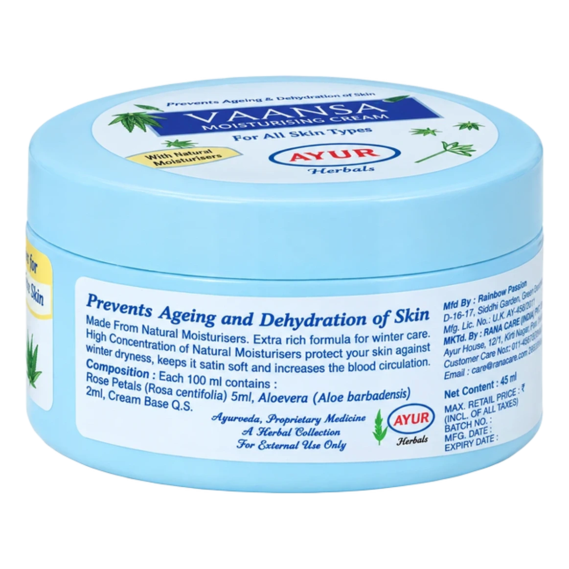 Herbals Cold Cream With Aloevera