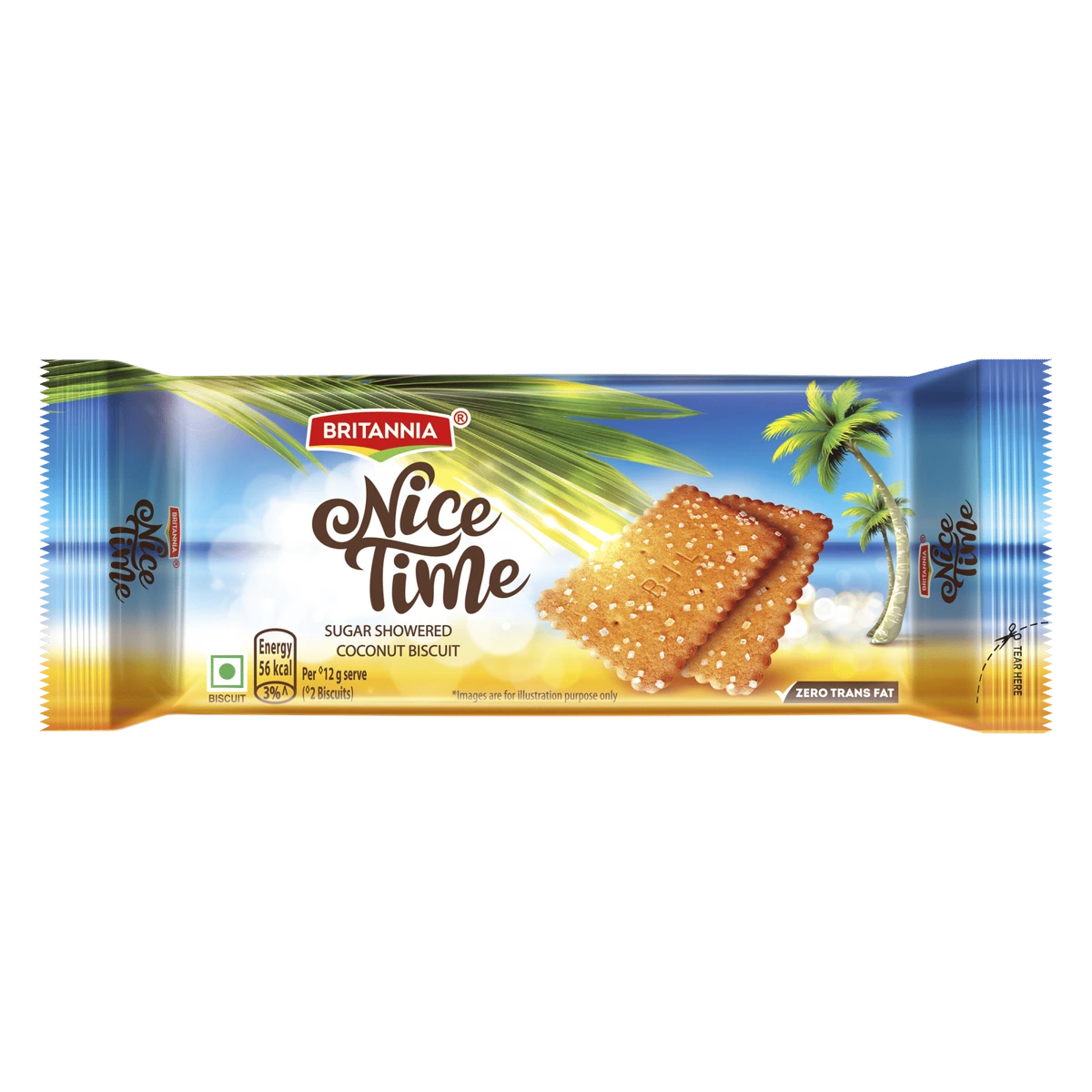Nice Time Sugar Showered Coconut Biscuits