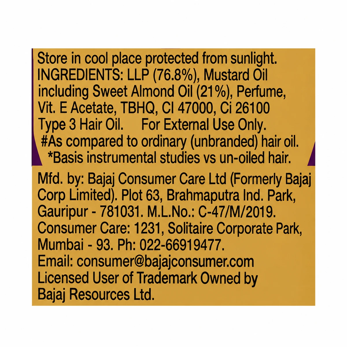 Almond Drops 6X Vitamin E Nourishment Non Sticky Hair Oil