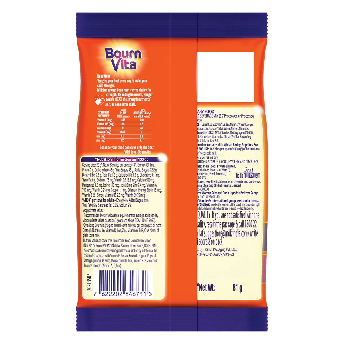 Bournvita Chocolate Nutrition Drink Mix