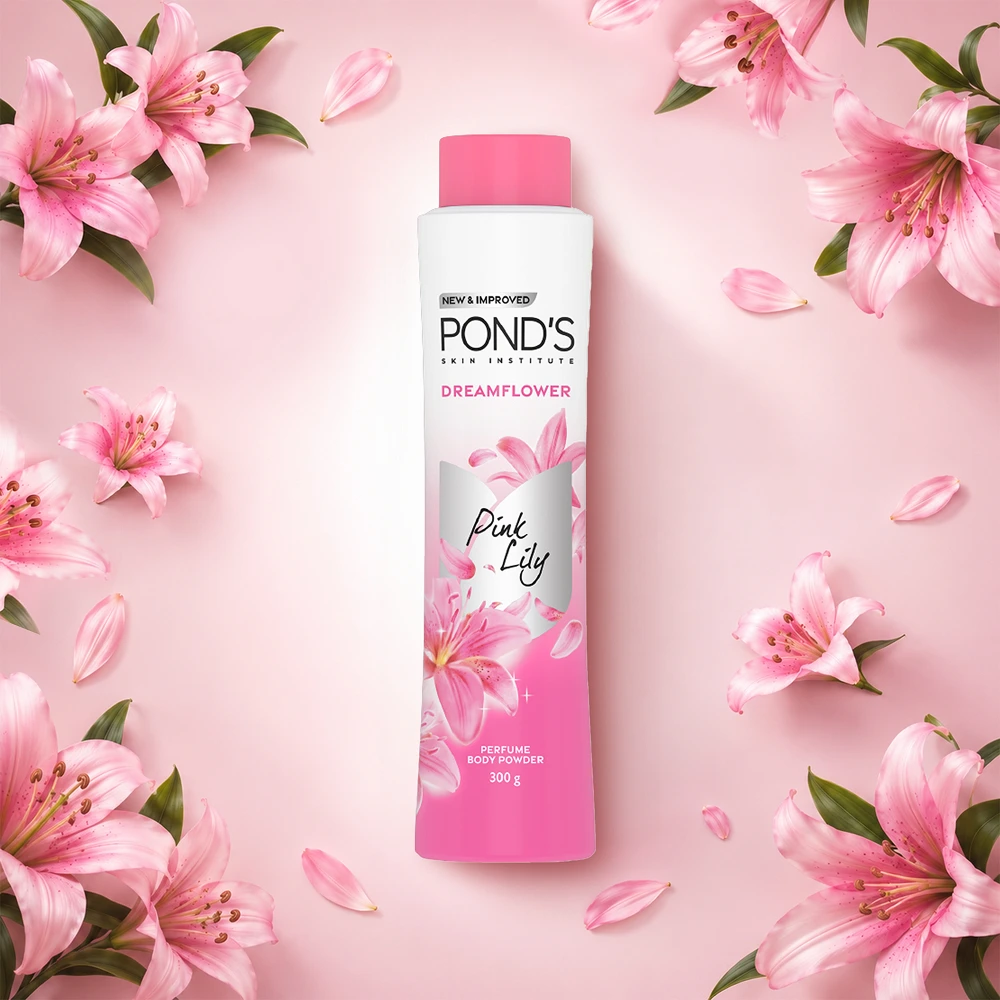 Dreamflower Pink Lily Perfume Body Powder