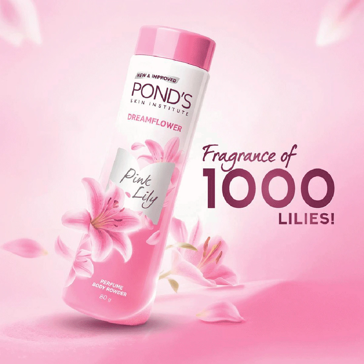 Dreamflower Pink Lily Perfume Body Power