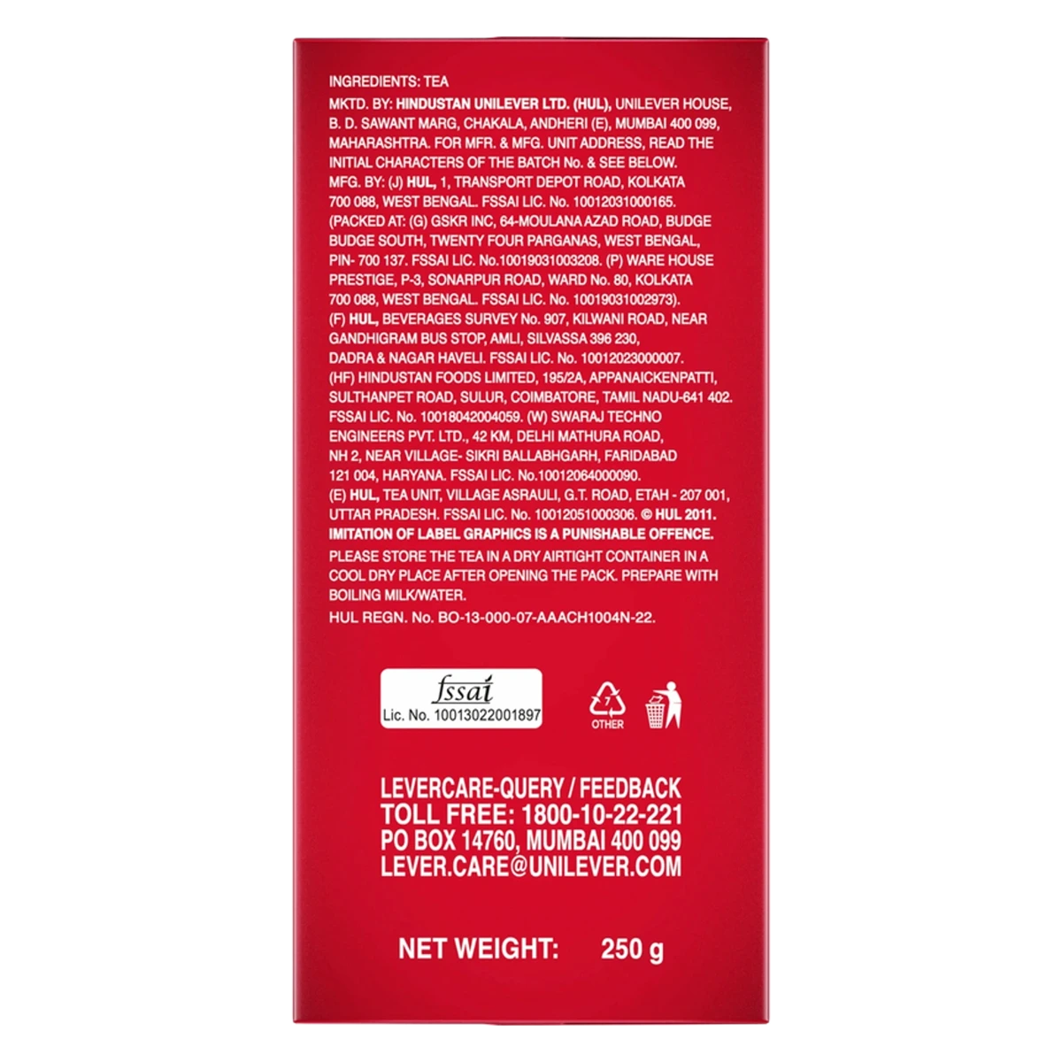 Red Label Tea