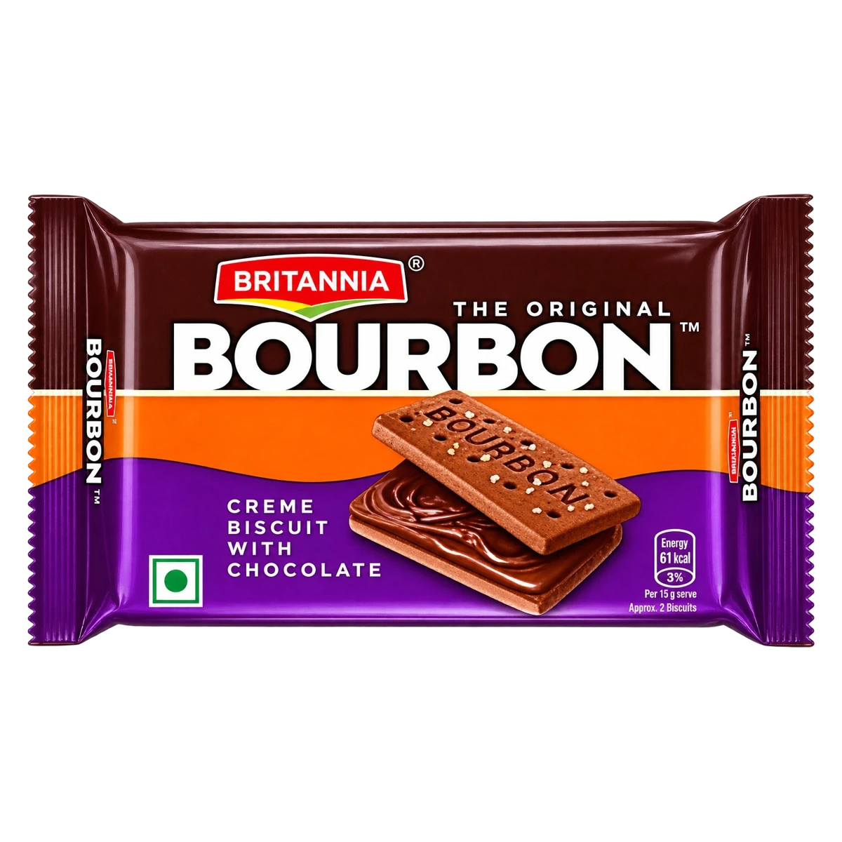 Original Bourbon Creme Biscuits with Chocolate