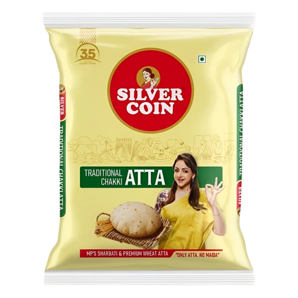Silver Coin Traditional Chakki Atta