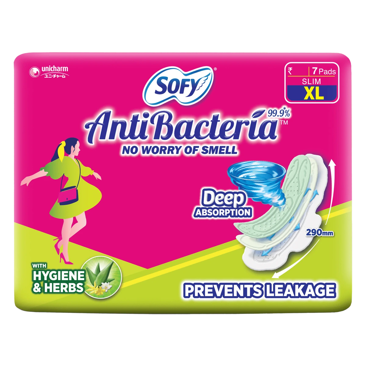 Anti Bacteria XL Sanitary Pads