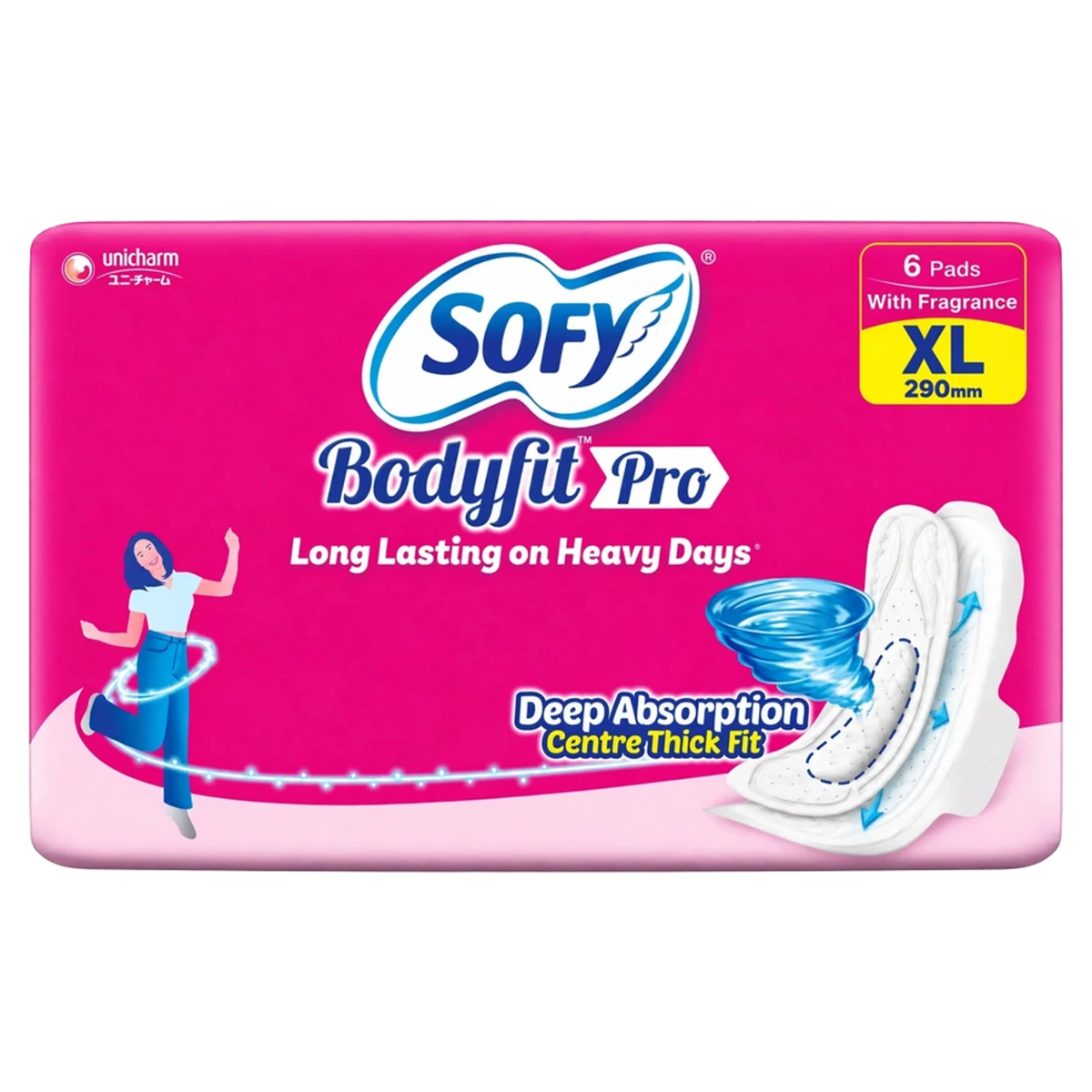 Bodyfit Pro XL Sanitary Pads