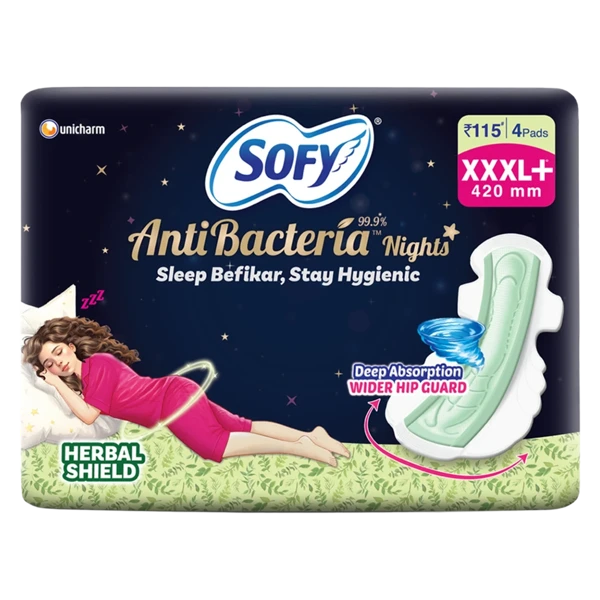 Sofy Anti Bacteria Night XXXL+ Sanitary Pads