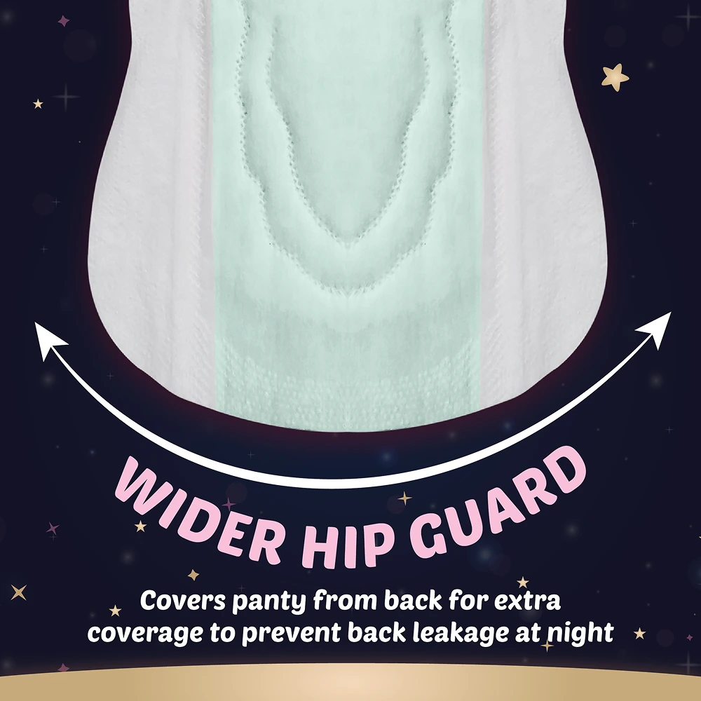 Anti Bacteria Night XXXL+ Sanitary Pads