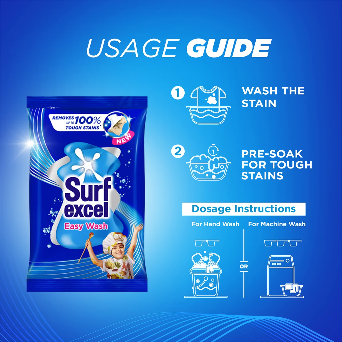 Easy Wash Detergent Powder