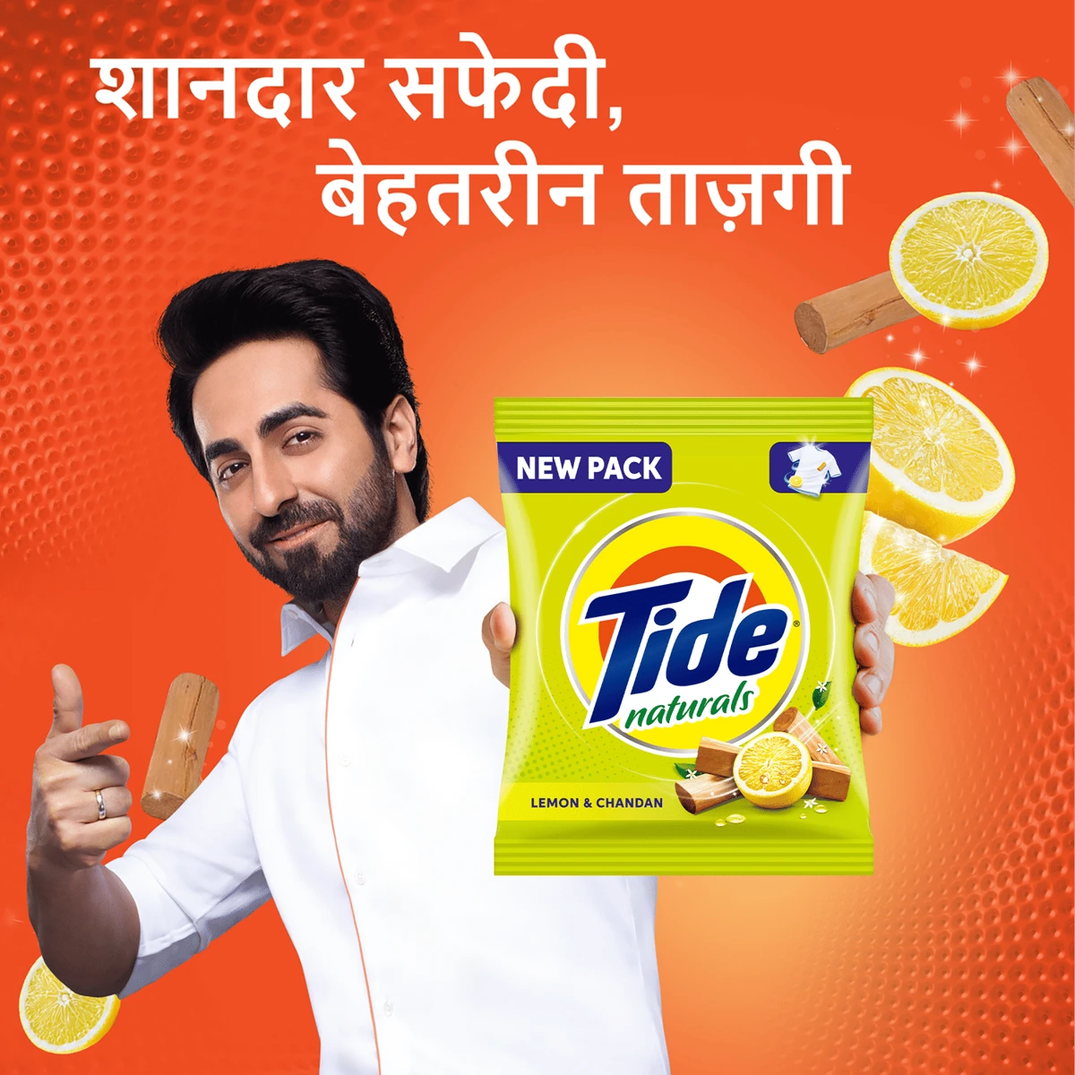 Naturals Lemon & Chandan Detergent Powder