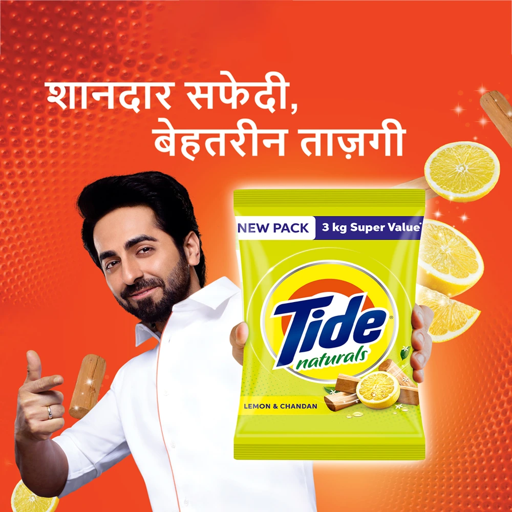 Naturals Lemon & Chandan Detergent Powder